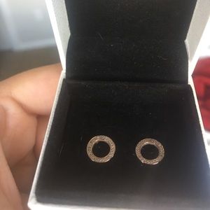 Pandora Rose Gold Earrings
